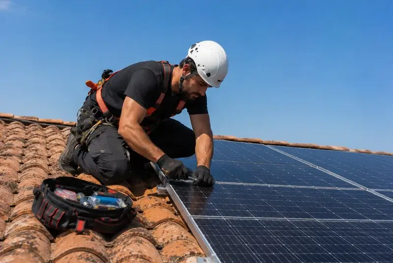 Maintenance et monitoring de panneaux solaires à Martigné-Ferchaud
